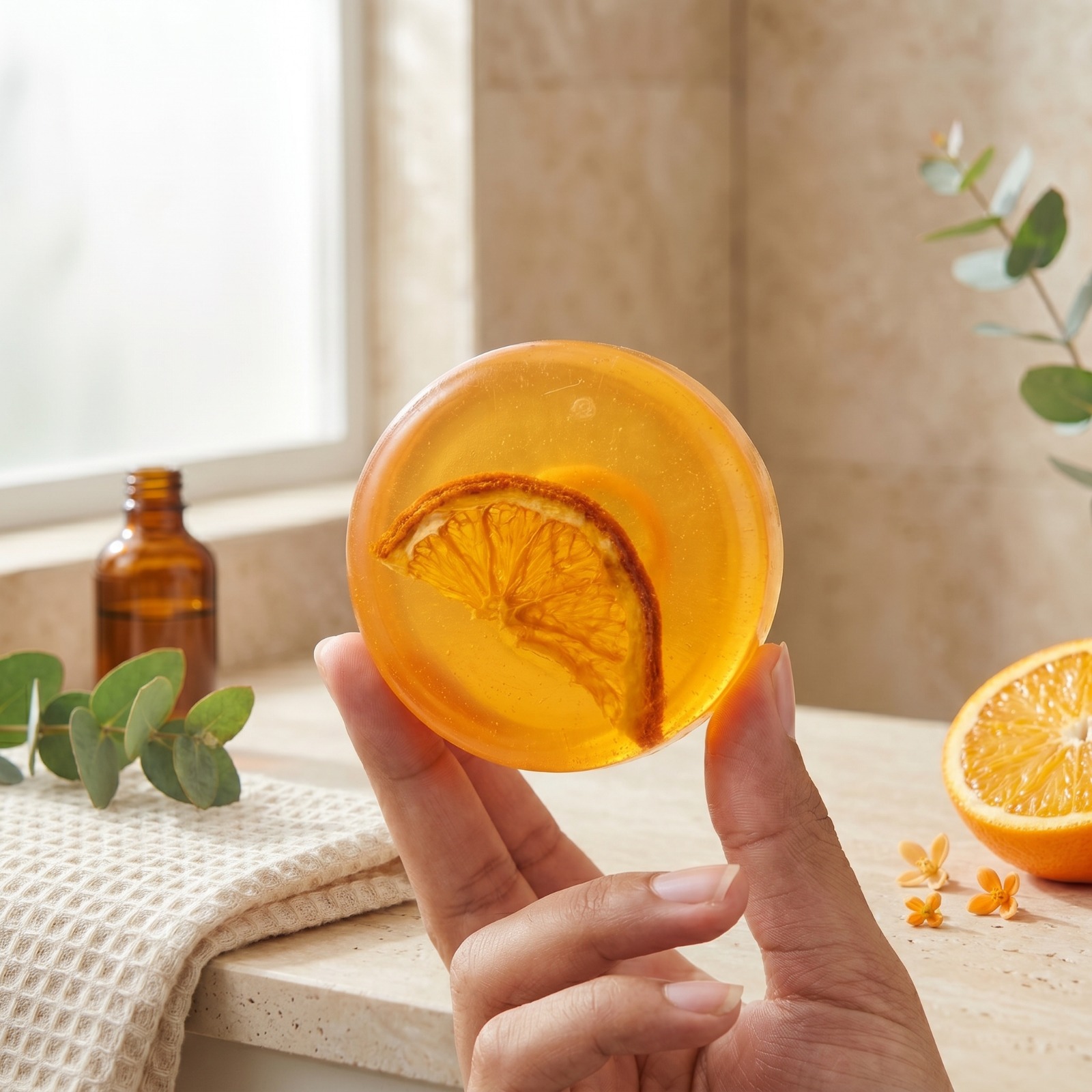 Translucent Orange Disc